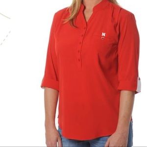Nebraska button down tunic